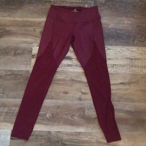 Maroon Leggings